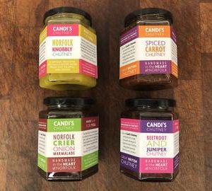 Candi's Chutney & Relish made at The Chutney Barn, Park Farm, Norwich