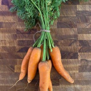 Carrot bunches from a selection of Norfolk farms