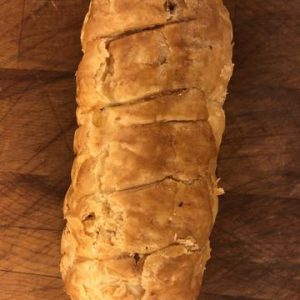 Homemade Youngs pork sausage rolls