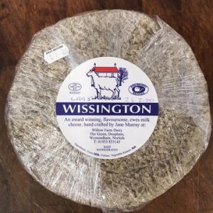 Wissington Cheese made at Willow Farm Dairy, Wymondham